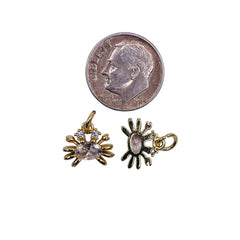11x10mm Crab Charm