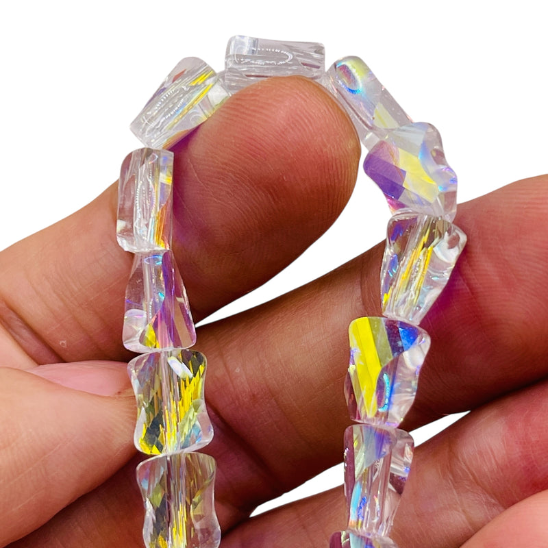 10x8mm Twisted Bow Tie Glass Crystal Package Deal