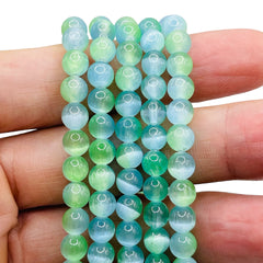 6mm Super Cat Eye(Gypsum) Green