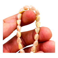 7x6mm Triangle Glass Crystal Beige Jade GA