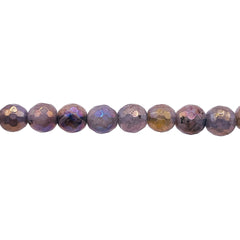 8mm Round Cut Labradorite Shine