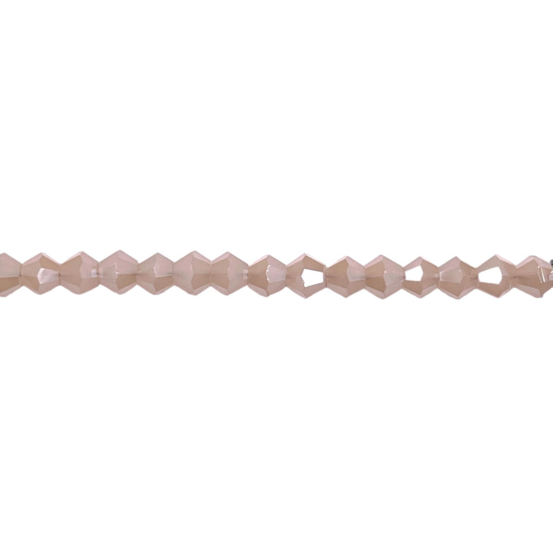 4mm Thunder Polish Glass Crystal Bicone Half Moon Jade