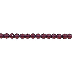 4mm Thunder Polish Round Cut Med. Amethyst