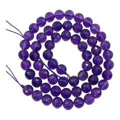 6mm Round Cut Amethyst A Grade