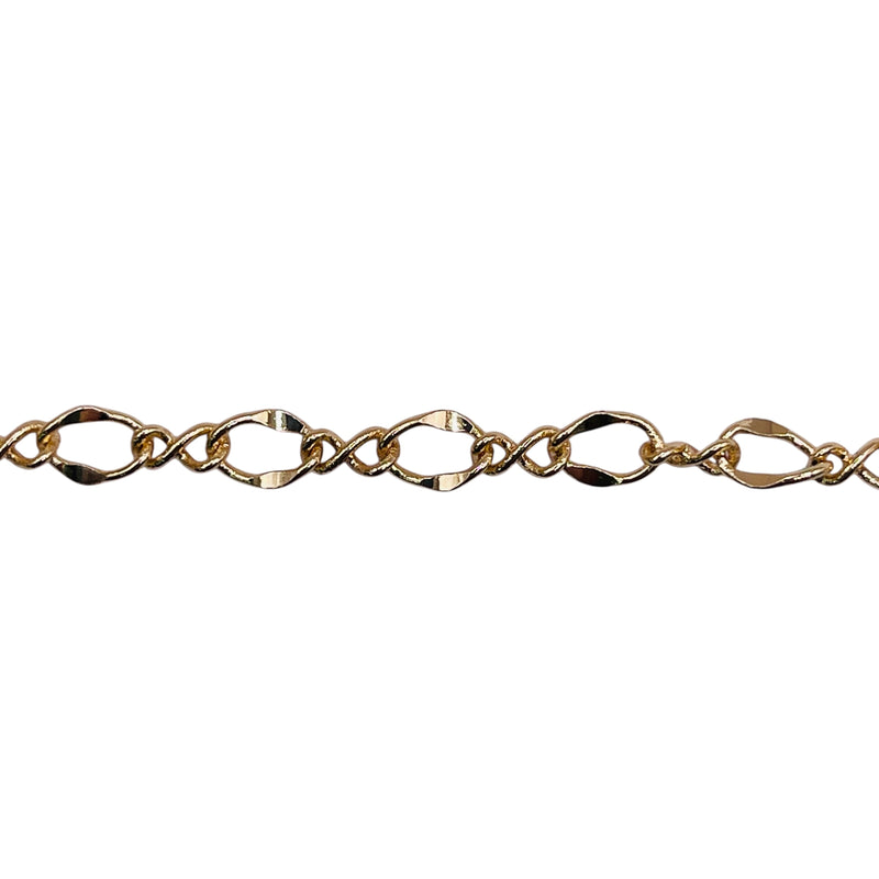 Losolo Chain 7x5mm 18K Gold Plated