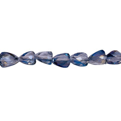 7x6mm Triangle Glass Crystal Magic Blue