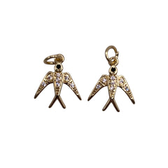 15x13mm Swallow Charm