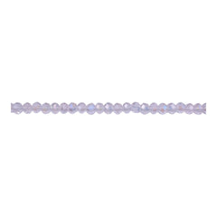 3mm Thunder Polish Glass Crystal Roundel Cut Crystal AB