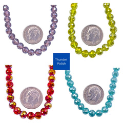 6mm Round Disco Cut Glass Crystal Package Deal