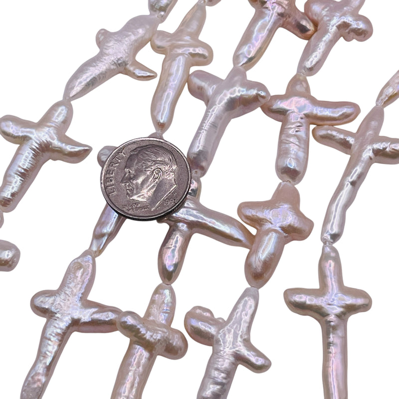 20 to 25mm Fresh Water Pearl Cross