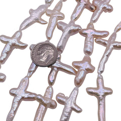 20 to 25mm Fresh Water Pearl Cross