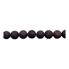 6mm Druzy Round Copper