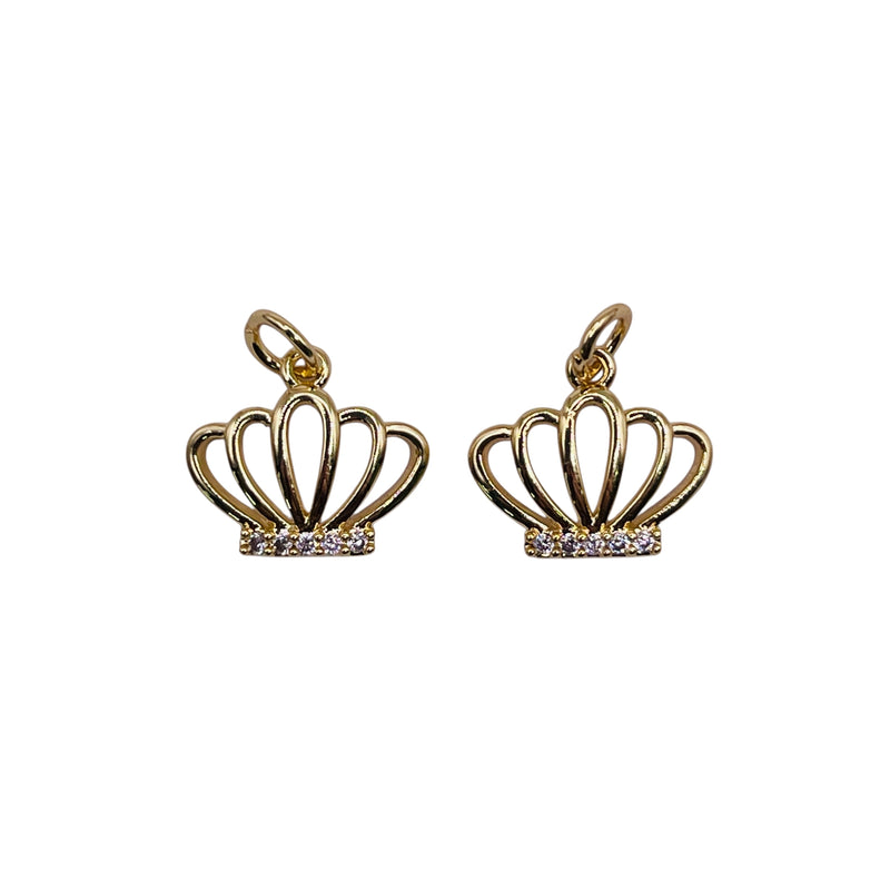 13x12mm Crown Charm