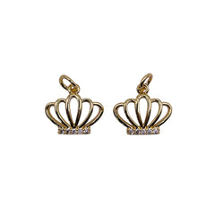 13x12mm Crown Charm