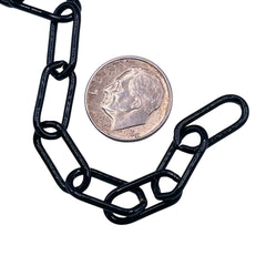 Losolo 16.5x7.5mm Stainless Steel Chain Black
