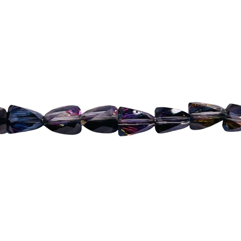 7x6mm Triangle Glass Crystal Dark Violet Dream