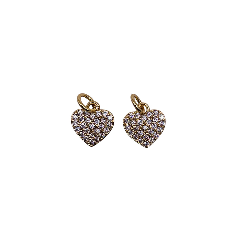 10x10mm Heart Charm