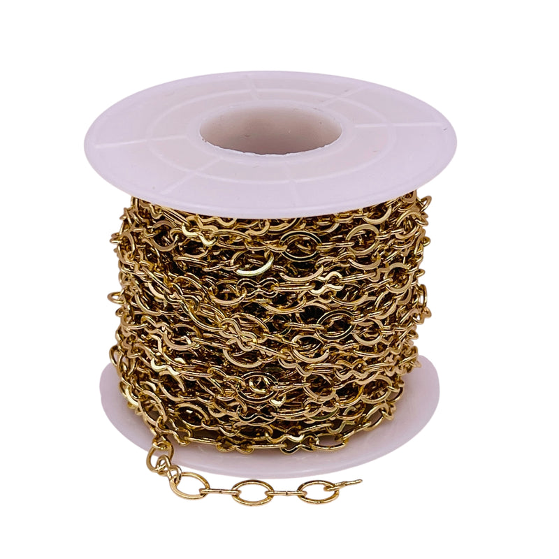 Losolo Chain 7x5mm 18K Gold Plated