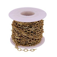 Losolo Chain 7x5mm 18K Gold Plated
