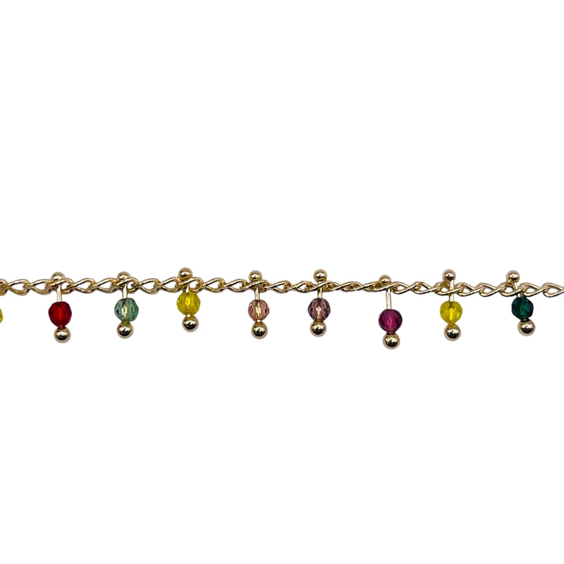 Losolo 2mm Stainless Steel Chian Rainbow