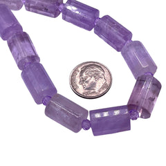 13x10mm Cylinder Lt. Amethyst
