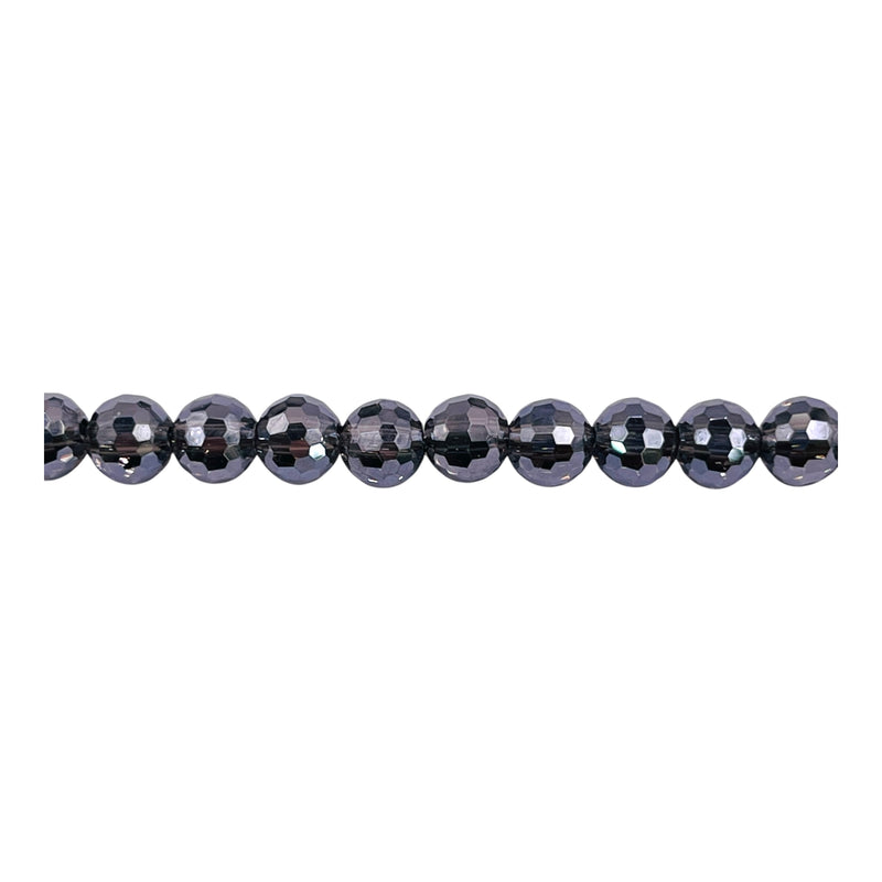 6mm Thunder Polish Round Disco Cut Silver Shine