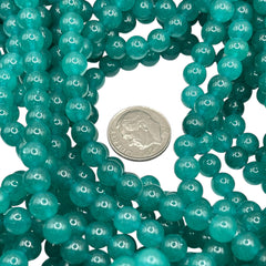6mm Round Dyed Jade