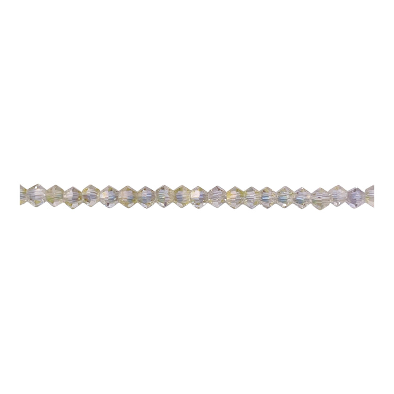 3mm Thunder Polish Glass Crystal Bicone Magic Gold