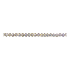 3mm Thunder Polish Glass Crystal Bicone Magic Gold