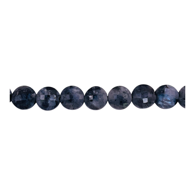6mm Coin Cut Dark Labradorite
