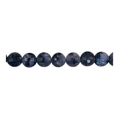 6mm Coin Cut Dark Labradorite