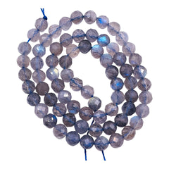 6mm Round Cut Labradorite A Grade