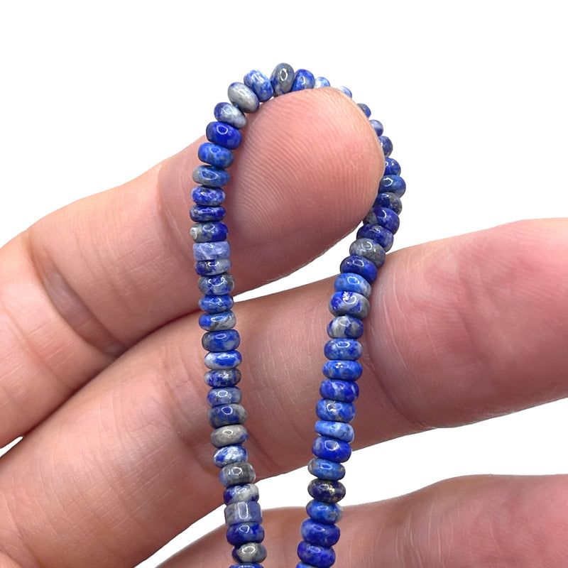 4x2mm Roundel Lapis Lazuli