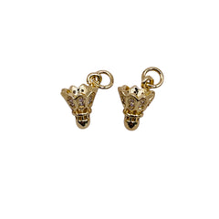 9x8mm Badminton Charm