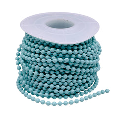 Losolo 3mm Ball Chain Stainless Steel Chain Turquoise