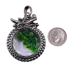 Peridot Dragon Pendant