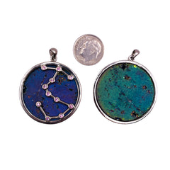 35mm Round Constellation design Pendant