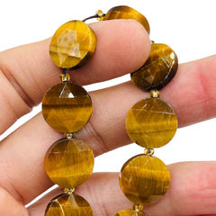 16mm Coin Cut Tiger Eye