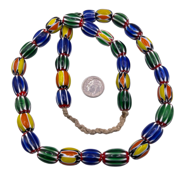 14x10mm Trade Bead Handmade Lampwork