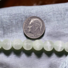 8mm Super Cat Eye(Gypsum) Green