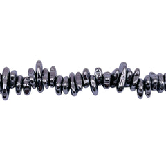 5-7mm Chips Hematite Rhodium