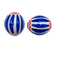 40x33mm Handmade and painted Porcelain