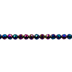4mm Thunder Polish Round Cut Rainbow
