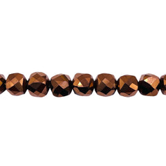 7x7mm Cube Hematite Copper
