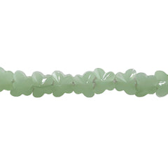 10mm Butterfly Glass Crystal Green Jade