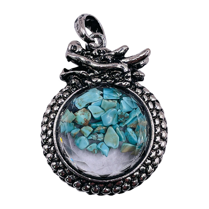 Turquoise Dragon Pendant