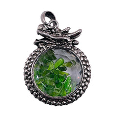 Peridot Dragon Pendant