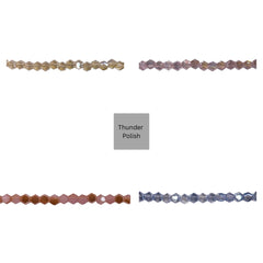 4mm Hexagon Glass Crystal Package Deal