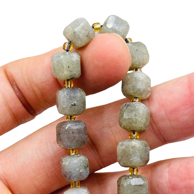 8mm Cube Labradorite