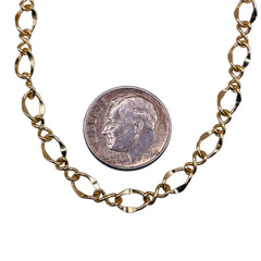 Losolo Chain 7x5mm 18K Gold Plated
